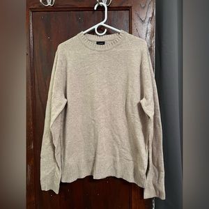 J Crew Oatmeal Wool Sweater Large
